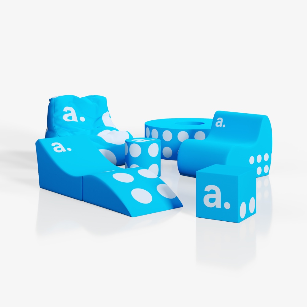 Advertising foam furniture