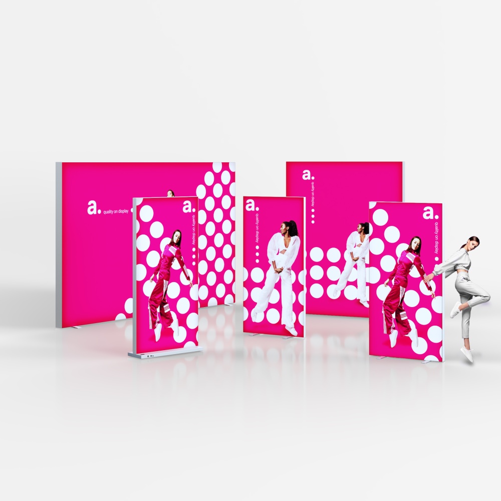 Free-standing lightboxes