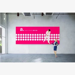 System Only - adFrame LMS - Singel-sided 100 x 250 cmNO