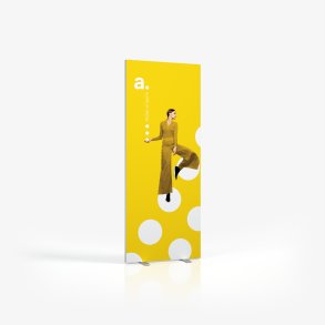 System Only - adFrame Quick Budget 100 x 250 cm- Print on both sides