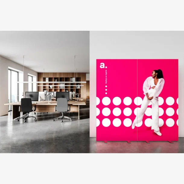 System Only - adFrame Quick 100 x 250 cm