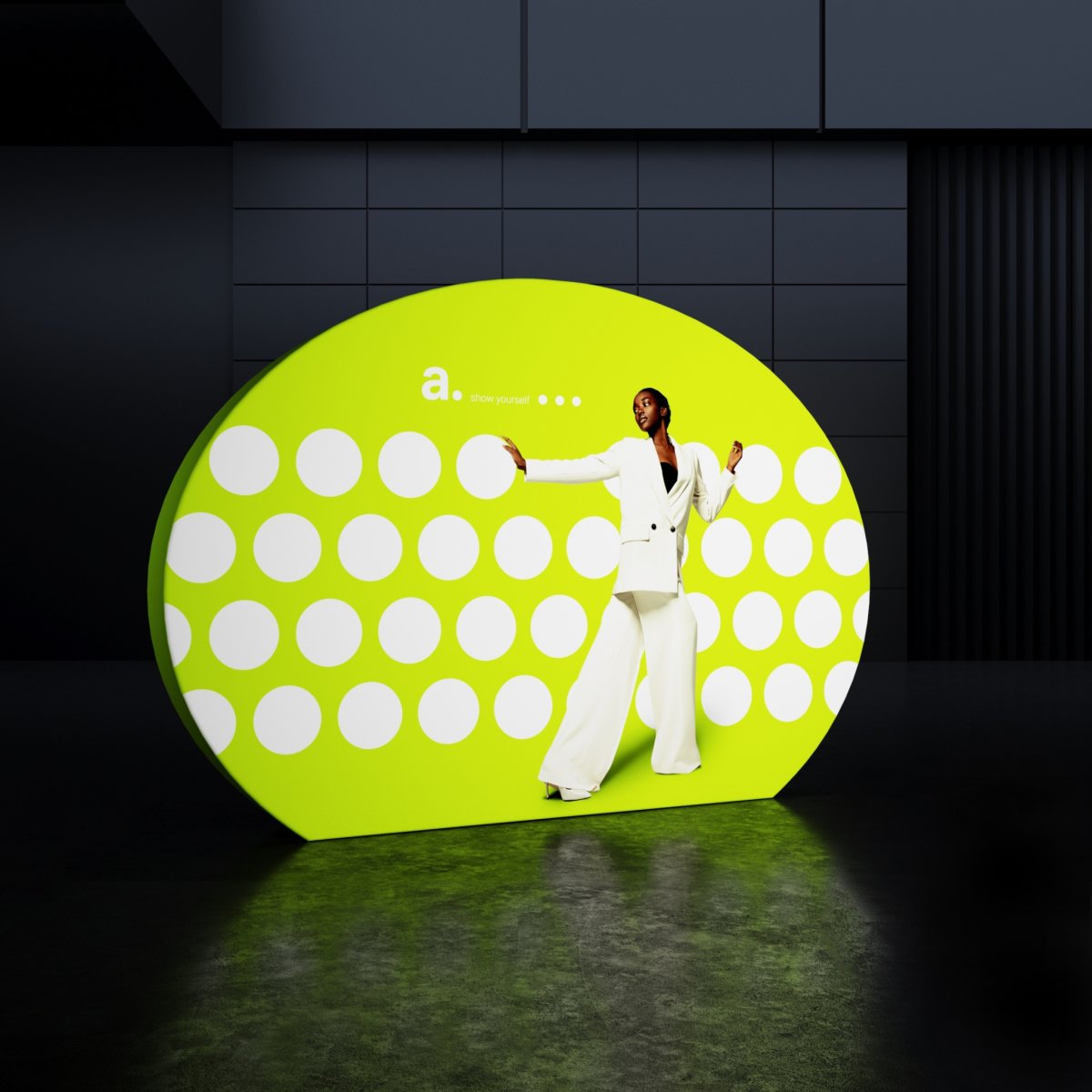 adWall Vario Qring - Original textile shapes - EXPRO